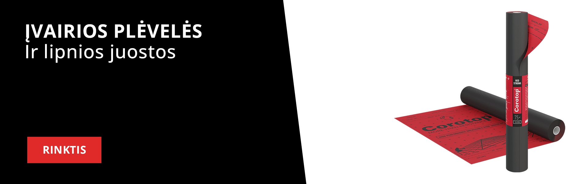 Corotop stogo plėvelės