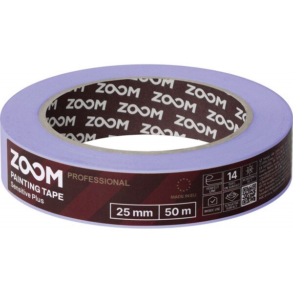 Dažymo juosta Zoom Sensitive Plus, 25 mm 50 m