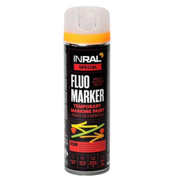 INRAL FLUOMARKER Oranžinė matinė, dažai 500ml.