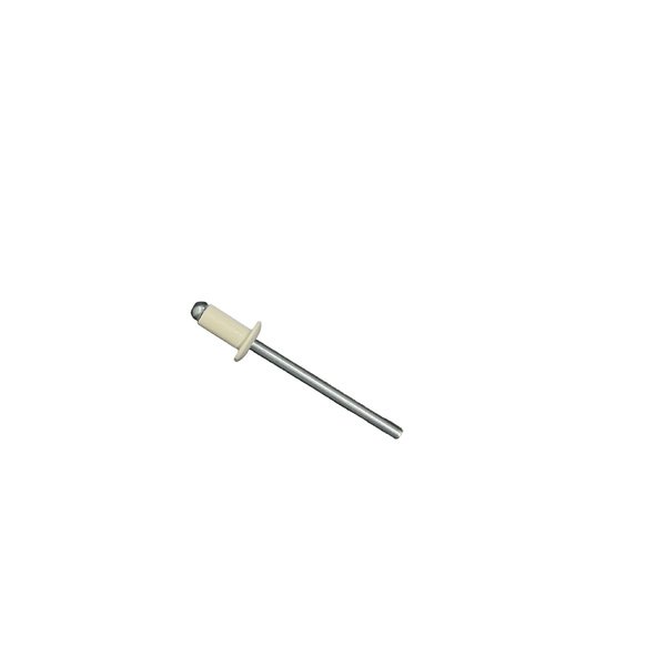 Kniedė 4.0x8 AL/ST RAL9010 