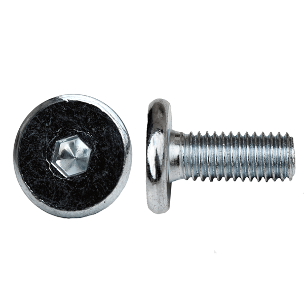 Baldinis varžtas DIN9053 M6X80 baltai cinkuotas