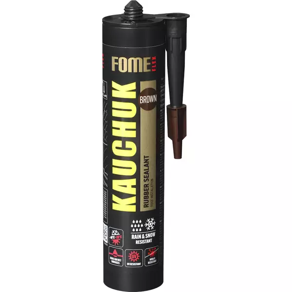 Hermetikas kaučiukinis rudas Kauchuk 300ml.