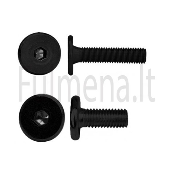Baldinis Varžtas DIN9053 M8x30 (juodos spalvos)