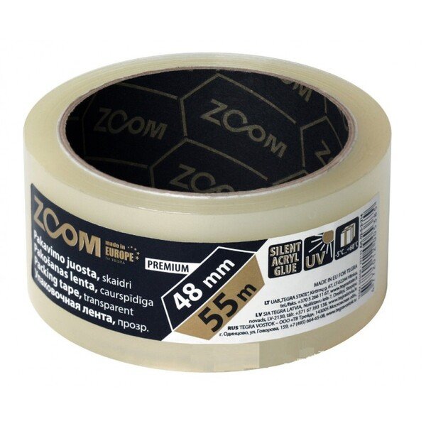 Pakavimo juosta 48mm x 55m Premium ZOOM